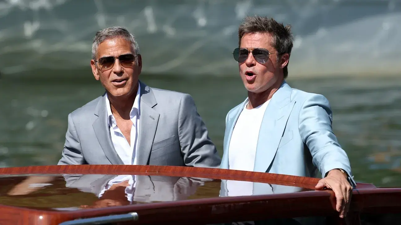 Brad Pitt and George Clooney