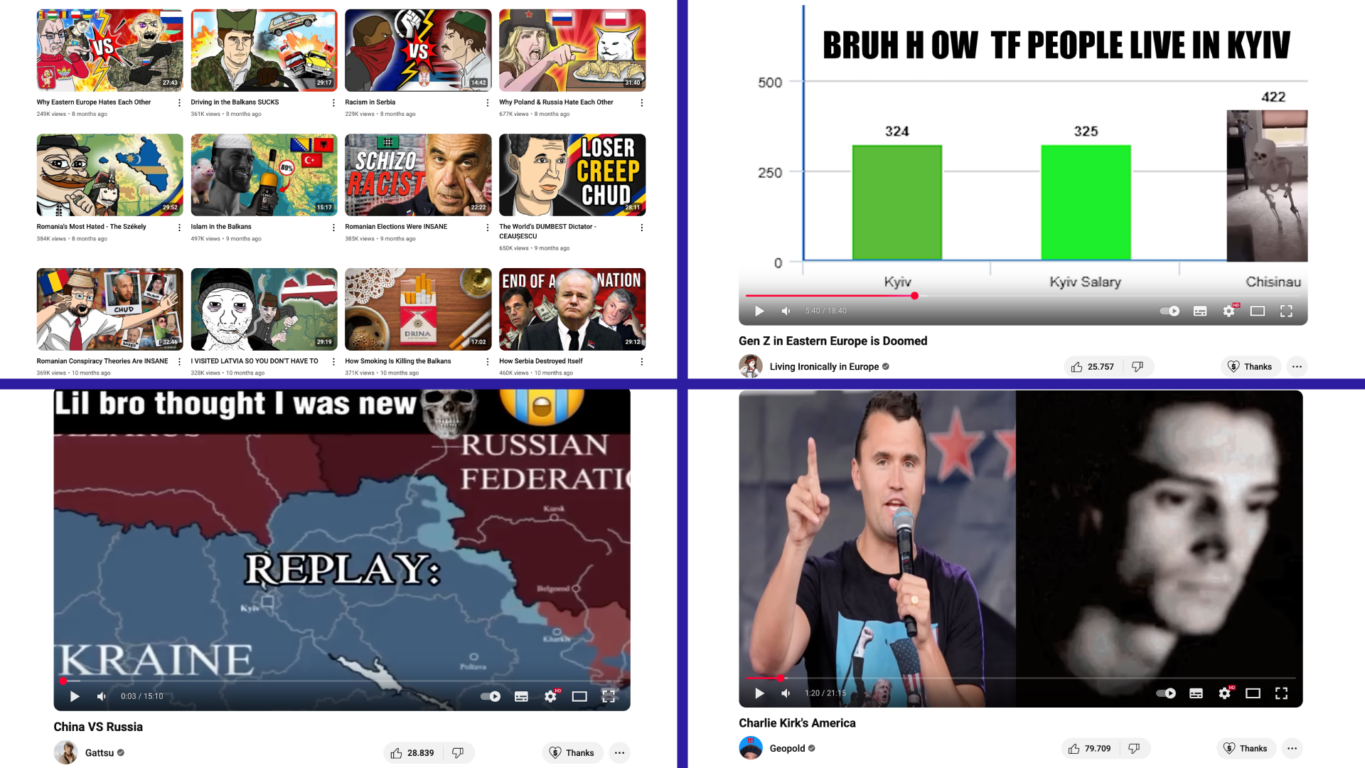 Brainrot Political Documentary Screenshots