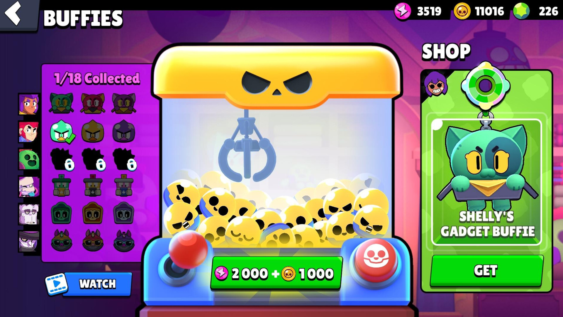 Brawl Stars Claw Machine