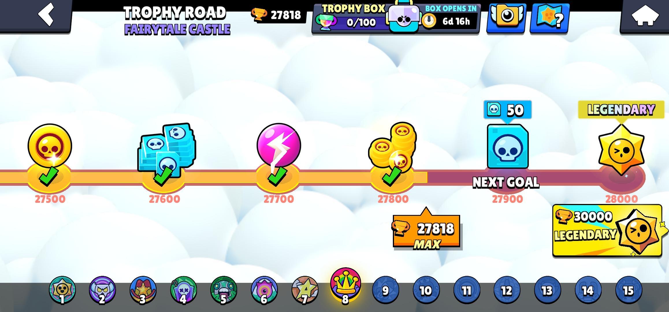 Brawl Stars Trophy Road Rewards