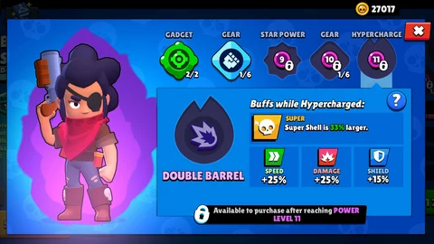 Brawl Stars Shelly Hypercharge