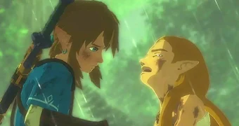 Breath of the Wild Zelda crying