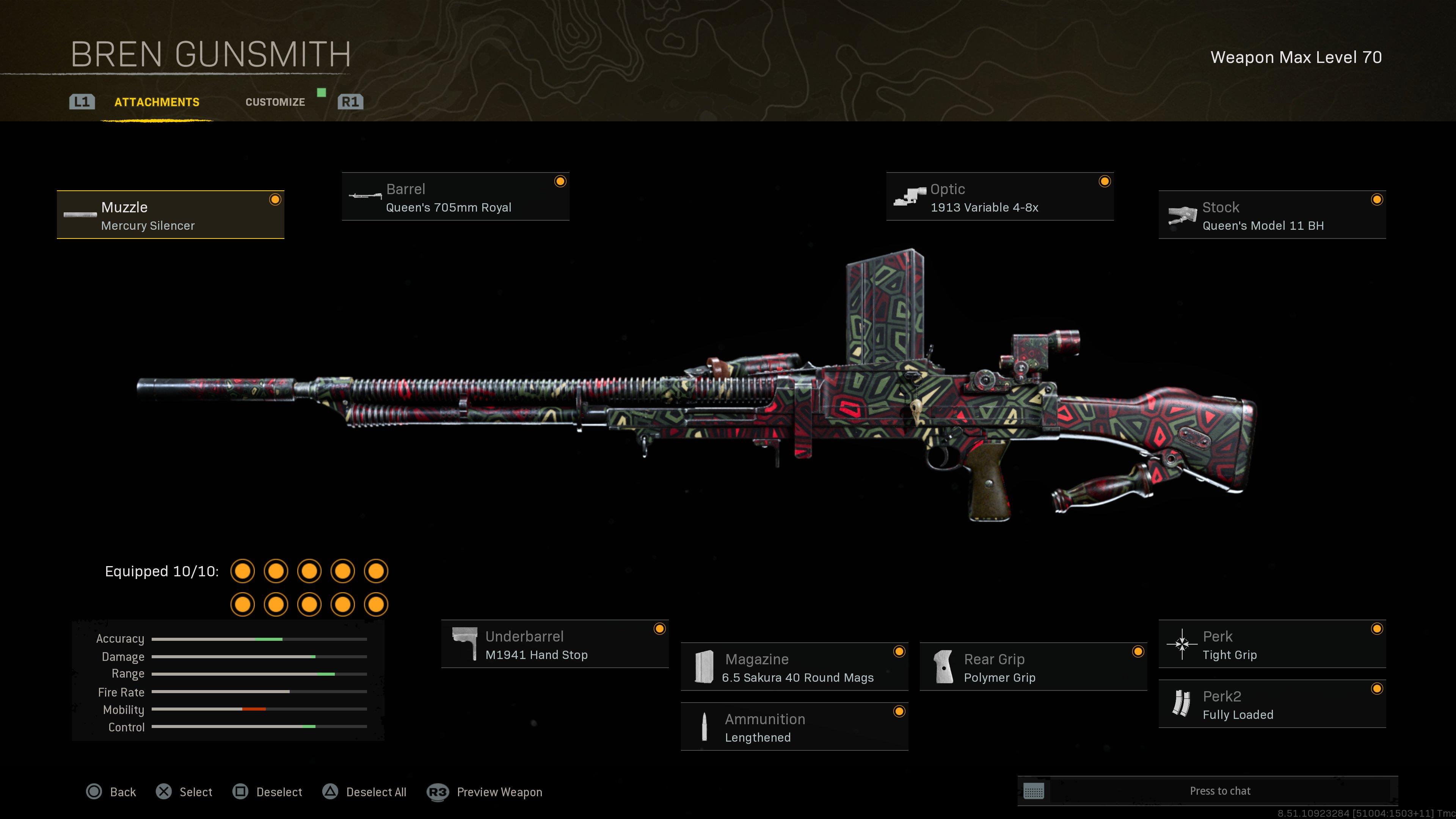 Bren Attachment Setup