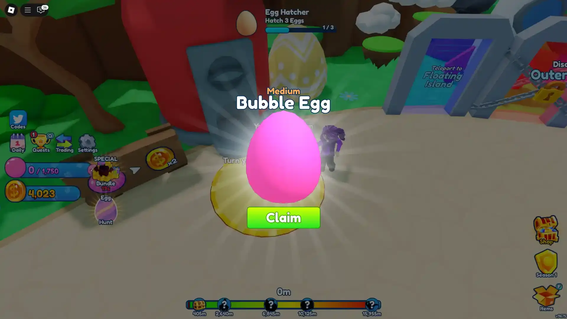 Bubblegum Simulator Infinity Bubble Egg