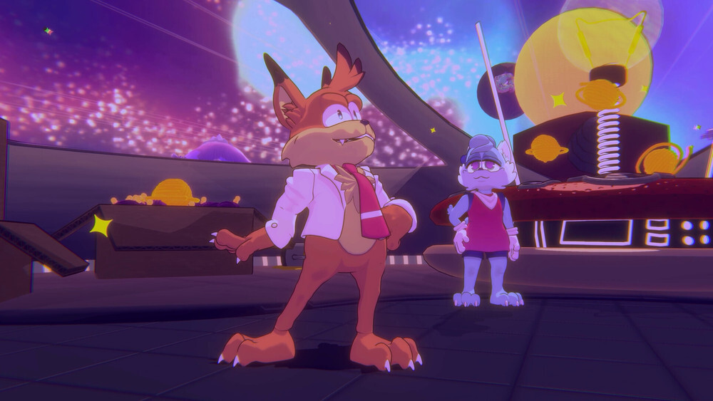 Bubsy in Bubsy 4 D