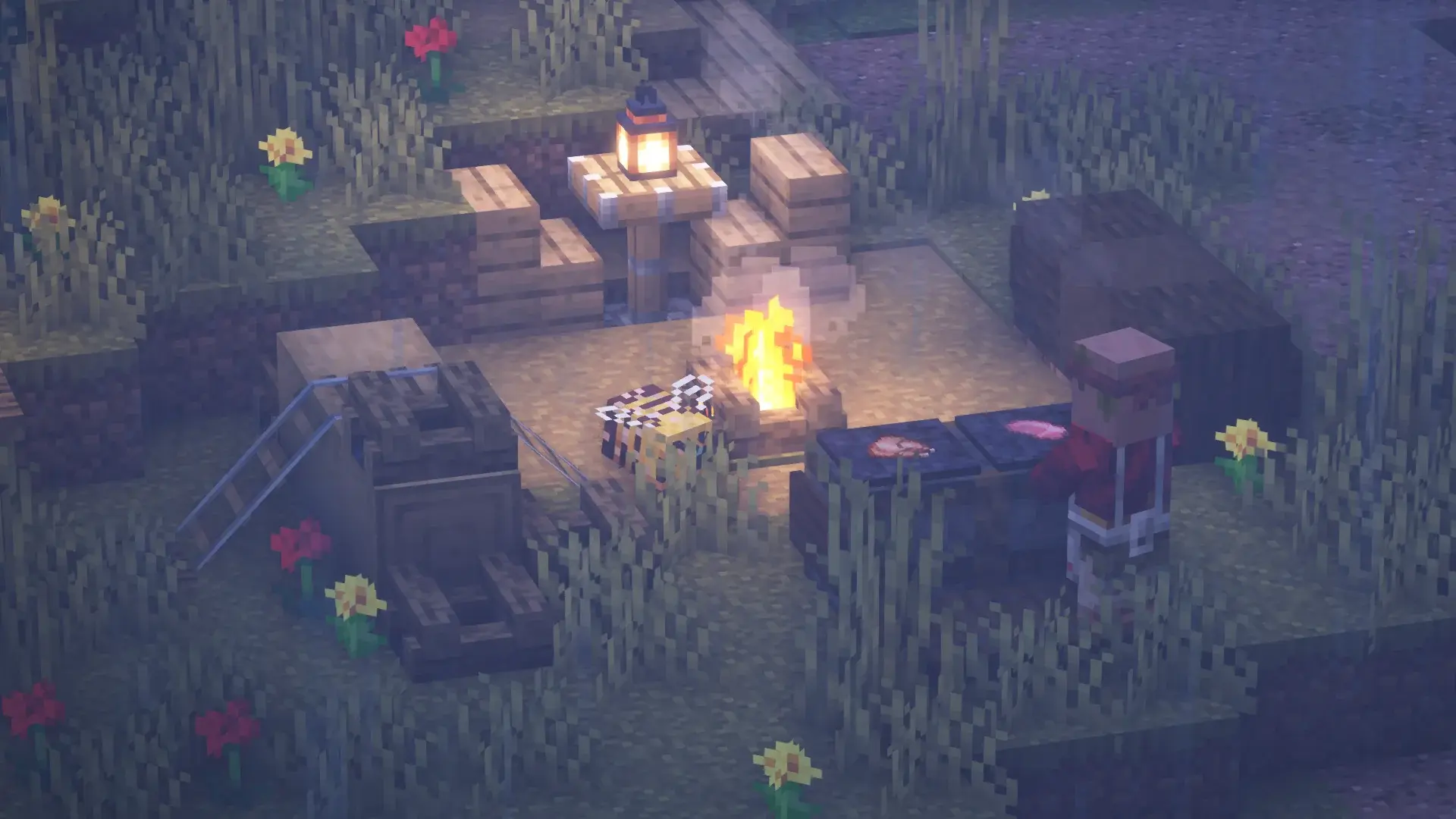 Build a bonfire area