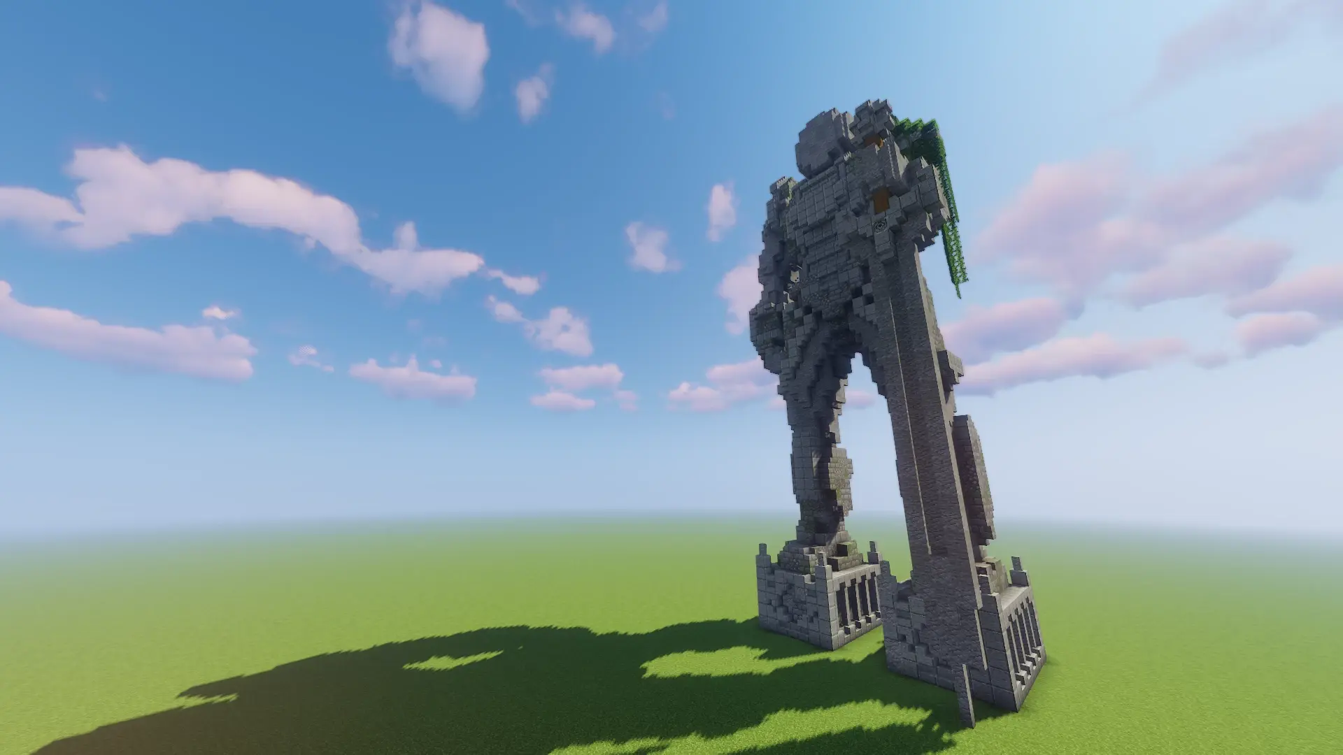 Build a giant statue