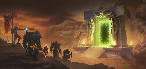 Burning Crusade Classic Dark Portal Key Art