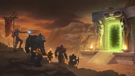 Burning Crusade Classic Dark Portal Key Art