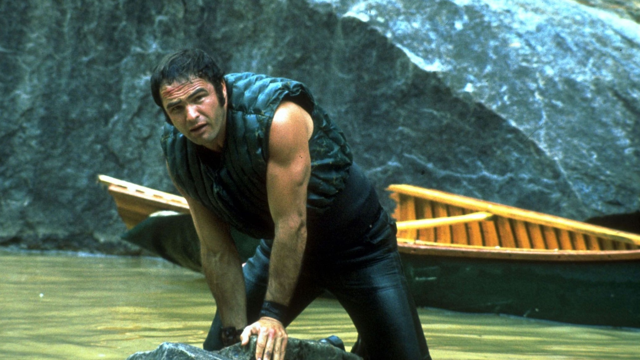 Burt Reynolds Deliverance 1972 waterfall 1