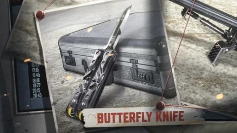 Butterfly knife cod mobile