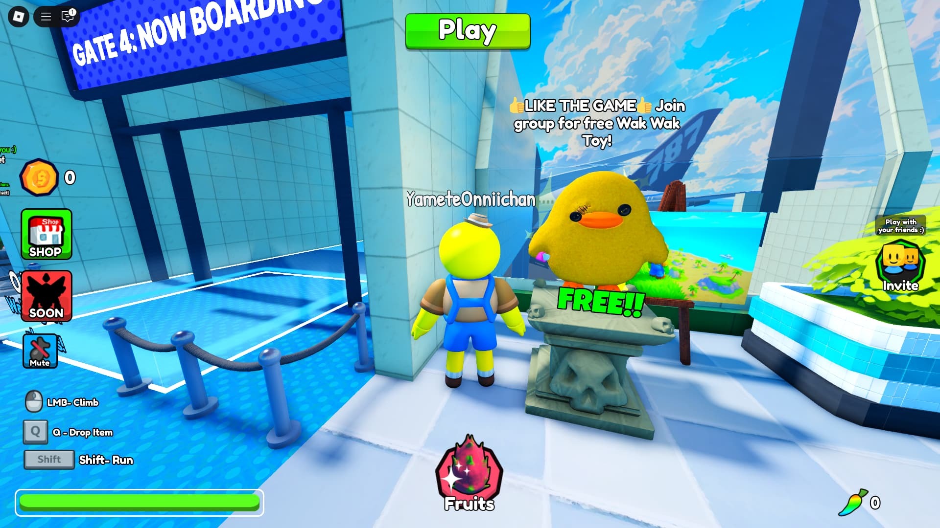 CLIFF Wak wak toy