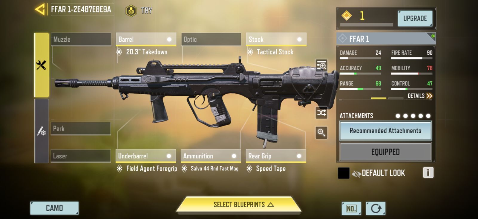COD Mobile FFAR best loadout