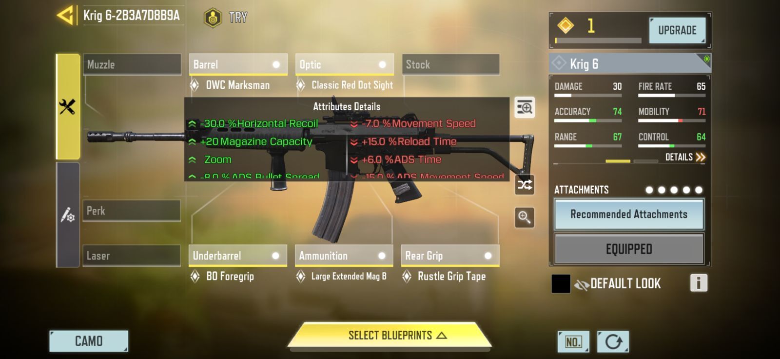 COD Mobile Krieg 6 loadout