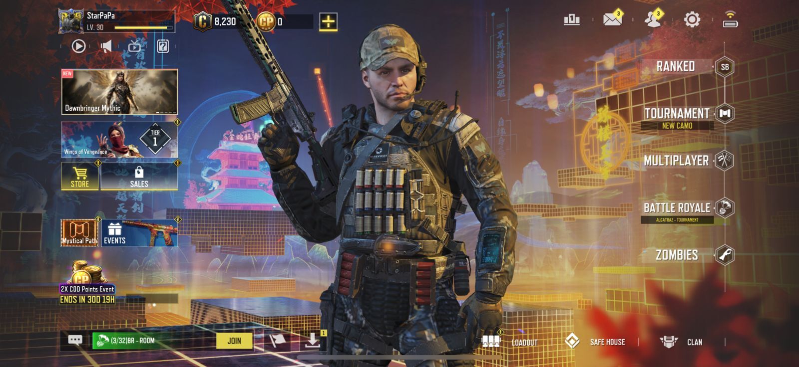 COD Mobile Season 1 2025 lobby