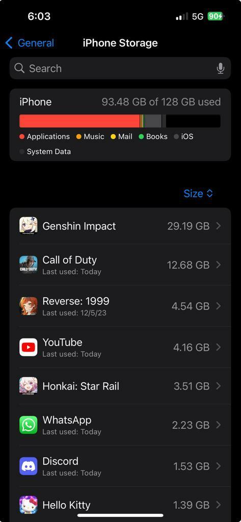 COD mobile resources size