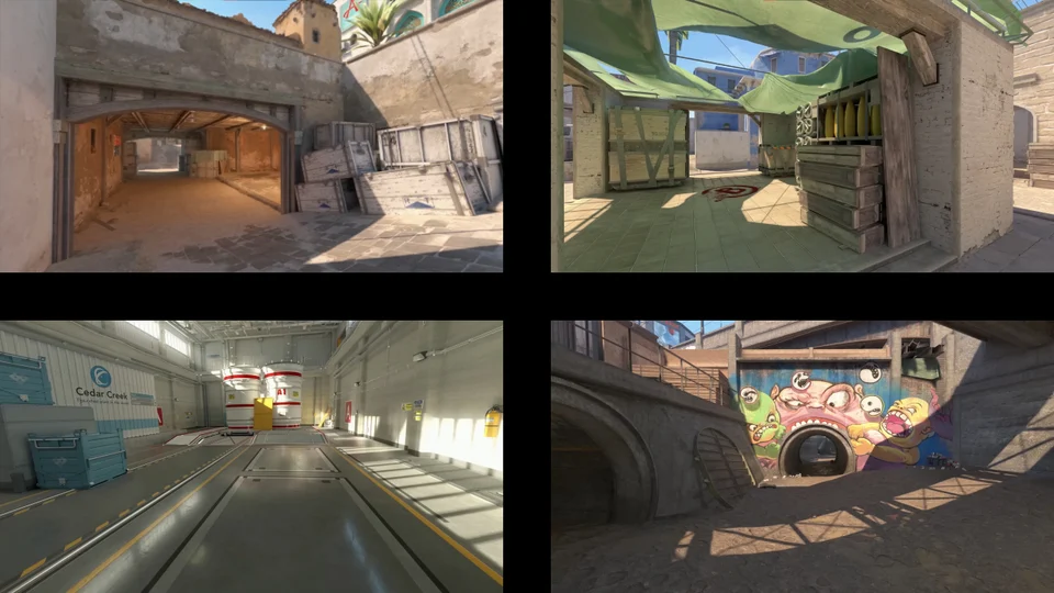 Counter-Strike 2 maps list