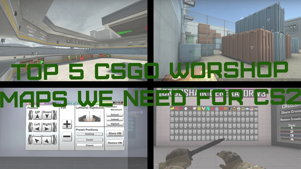 Best CS2 Workshop Maps - CS LAB