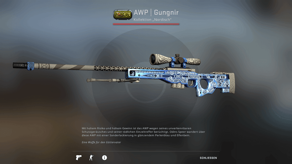 CSGO 2 AWP Gungnir FN 2