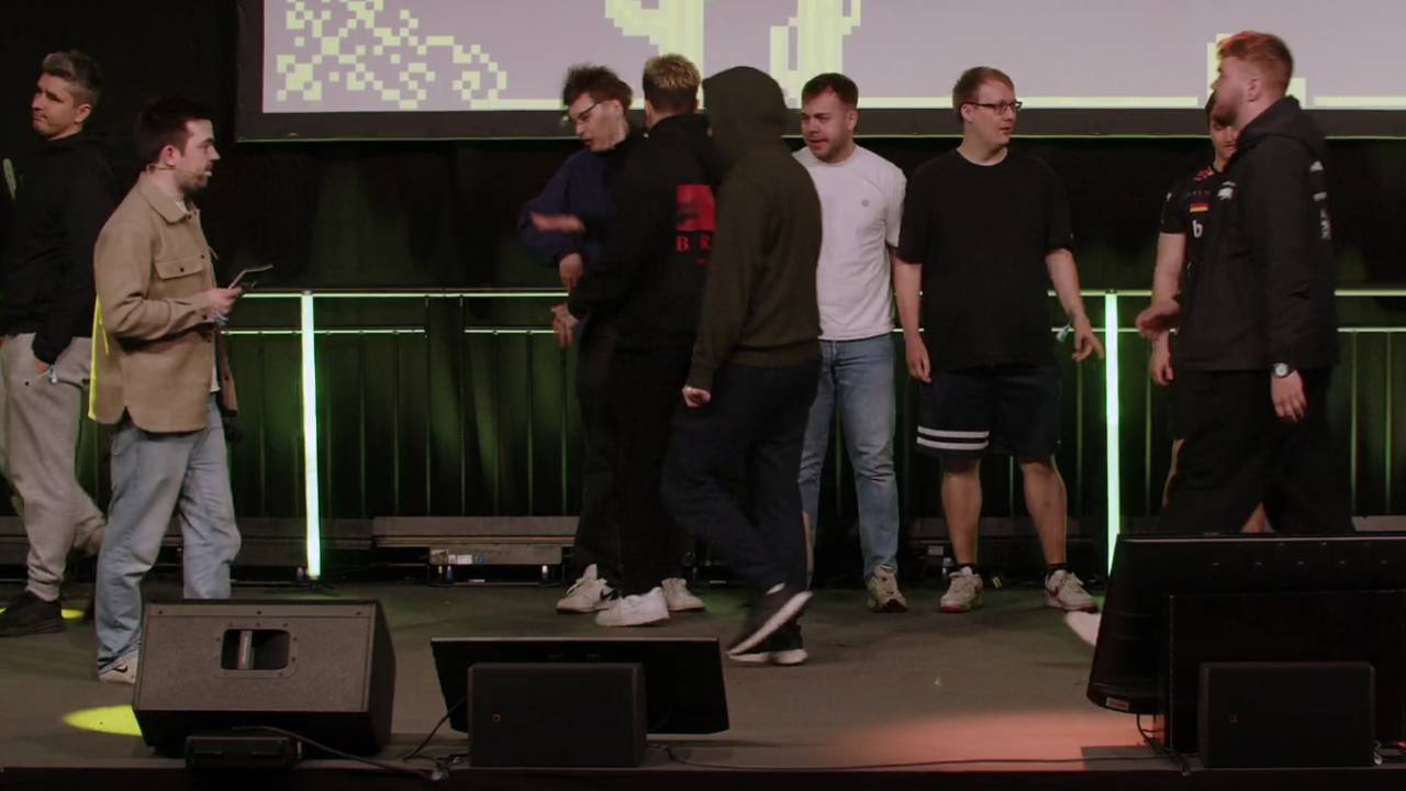 Caggtus Schlag auf der Messe