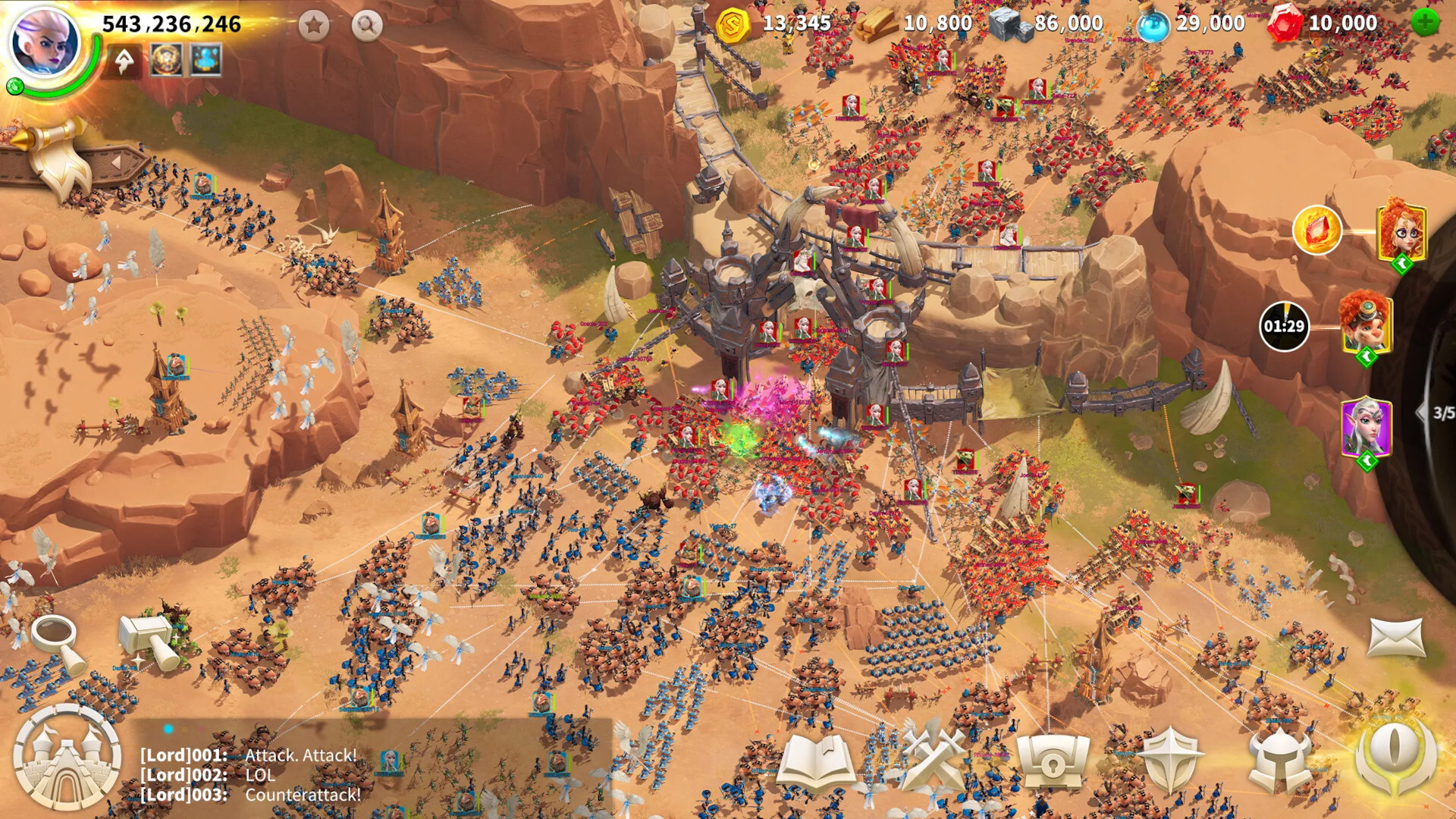 Call of Dragons Gameplay