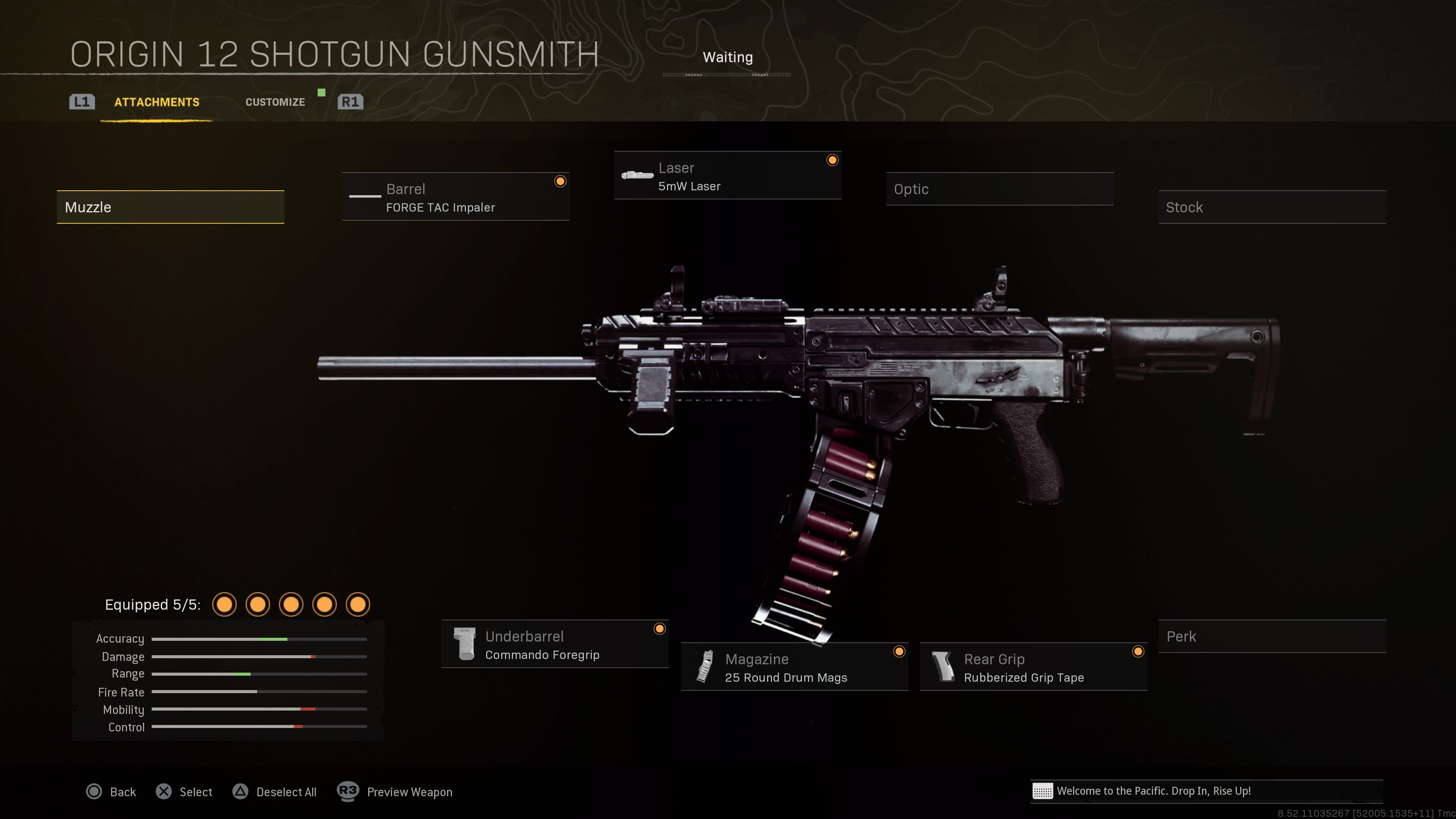 Origin 12 Warzone setup