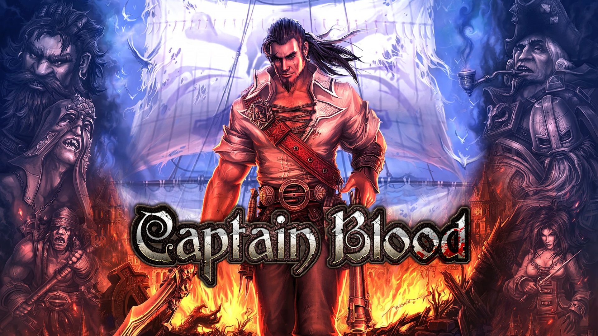 Captain Blood Key Art