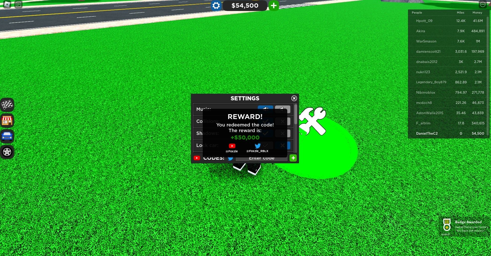 Car Dealership tycoon codes 6