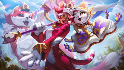 Cats vs Dogs Nidalee Yuumi