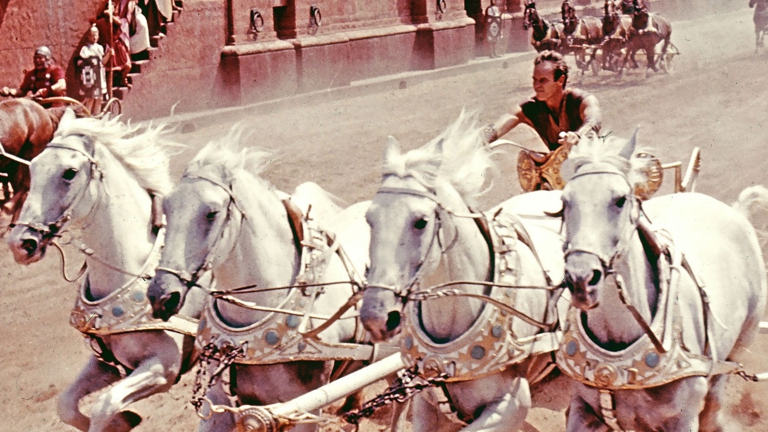 Chariot Race Ben Hur 1959 cropped processed by imagy