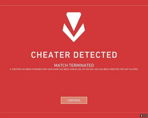 Cheater Detected VAL