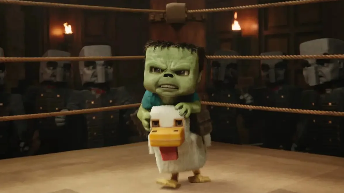 Chicken Jockey A Minecraft Movie