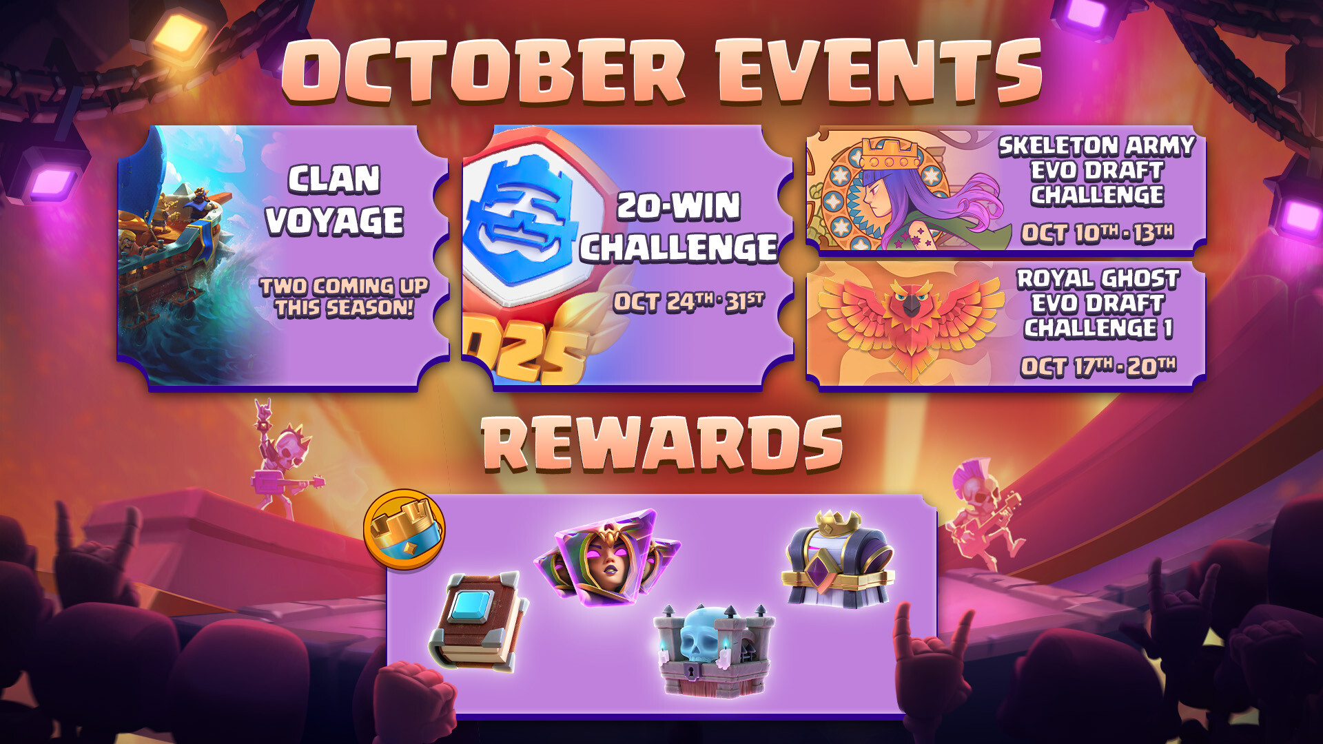 Clash Royale October 2025 Events