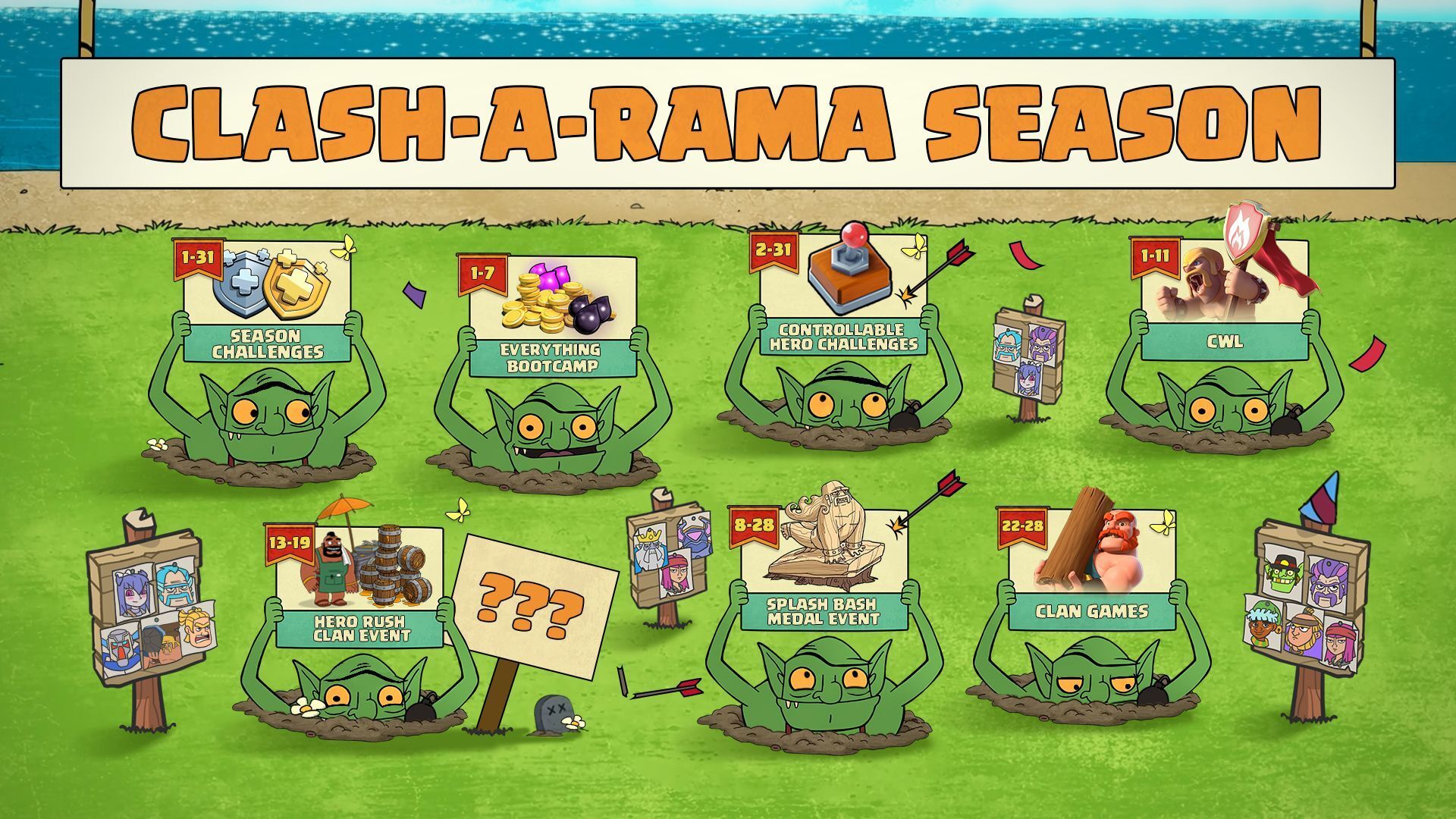 Clash of Clans Events August 2025