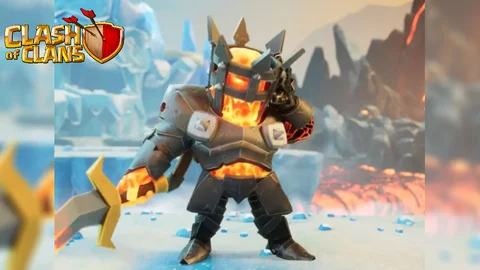 Clash of Clans Fire King Hero Skin