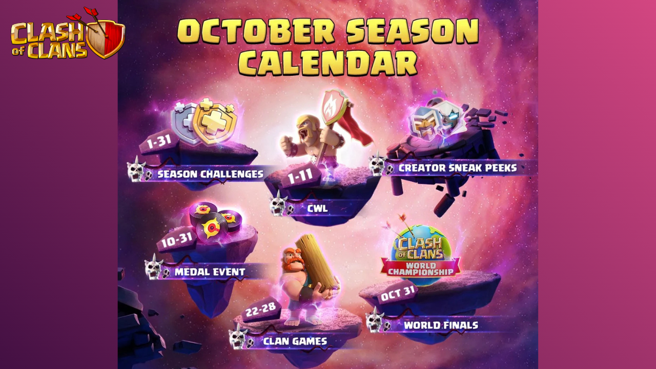 Clash of Clans October 2025 Events