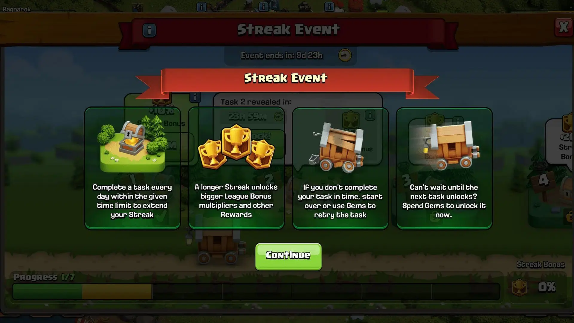 Clash of Clans Streak event January 2025