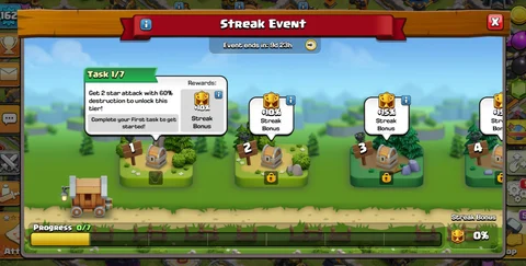 Clash Of Clans Streak Rewards