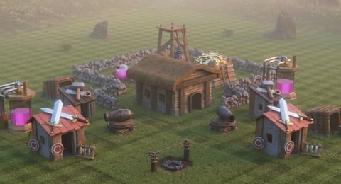 Clashof Clans3 D banner