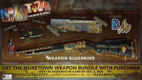 Co D BOCW Nuketown Bundle Contents