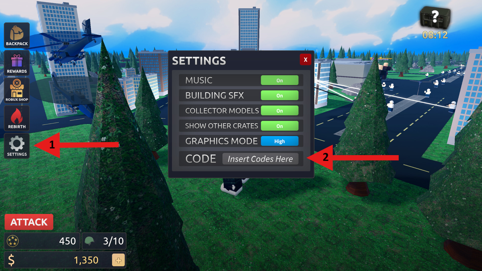 Code Redemption Build A Military Base