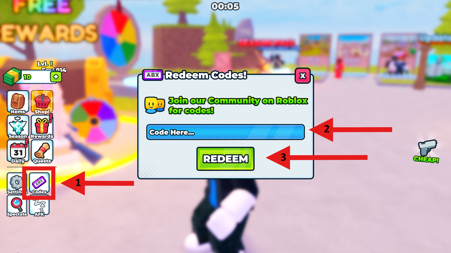 Code Redemption Camo Or Snipe