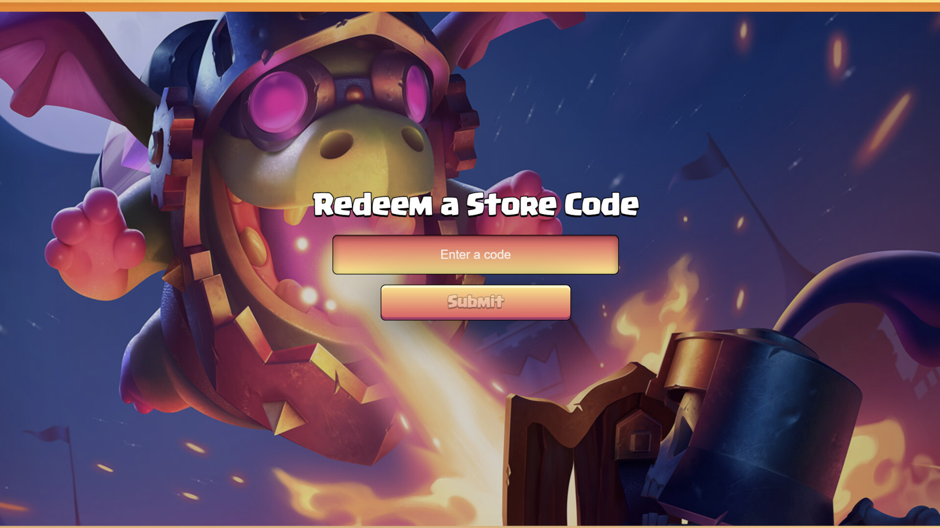 Code Redemption Clash Royale