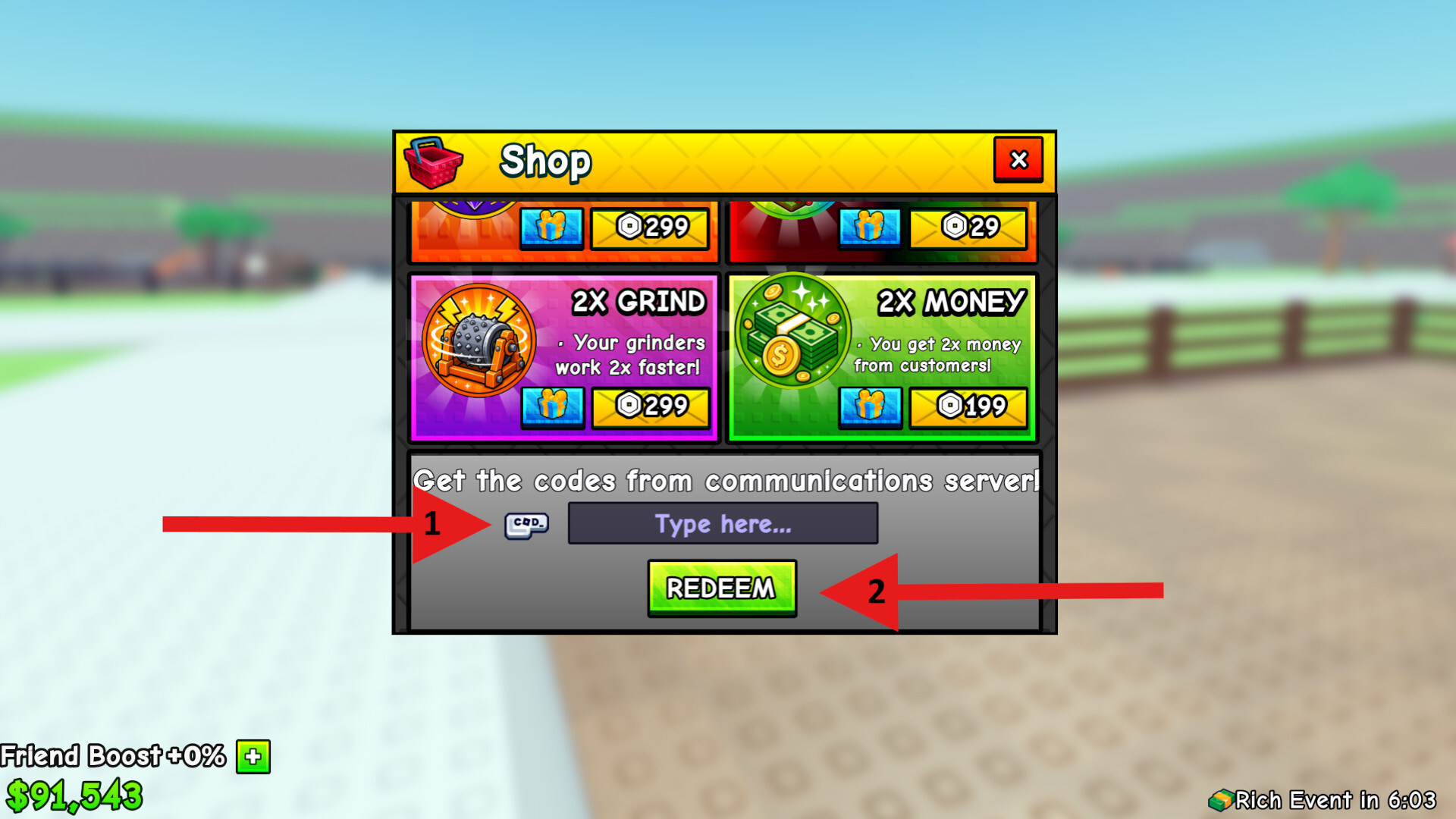 Code Redemption Cut a Gem
