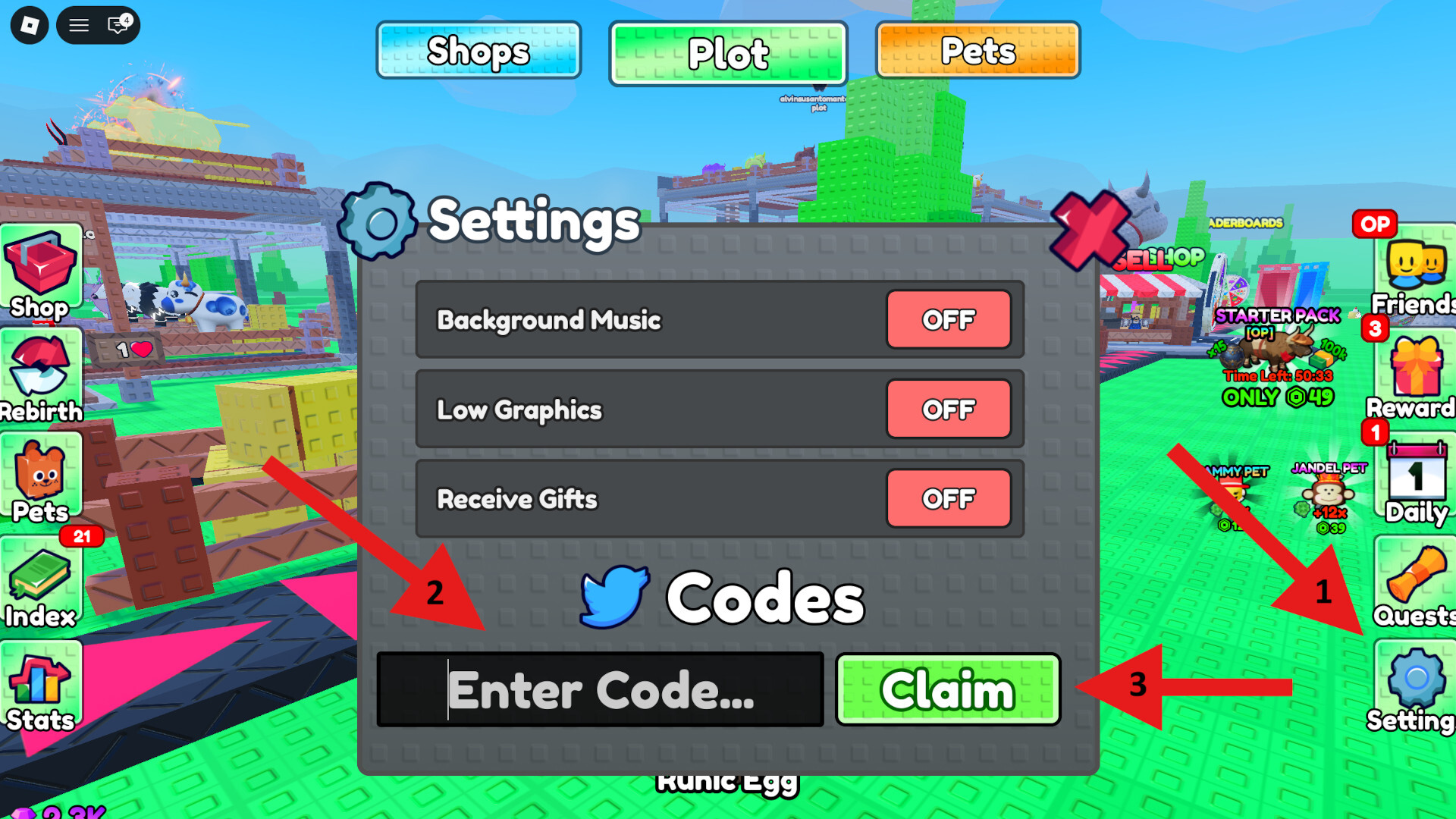 Code Redemption Hatch A Cow