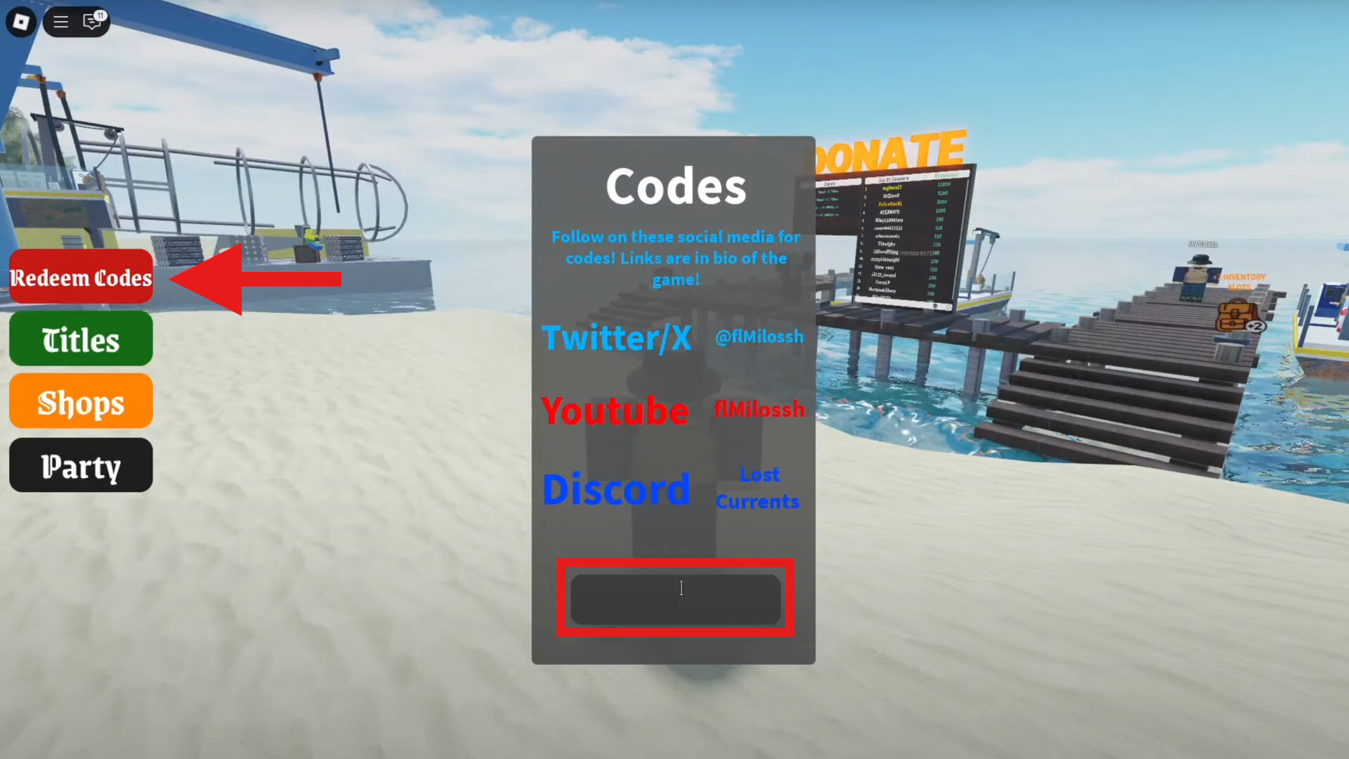 Code Redemption Lost Currents