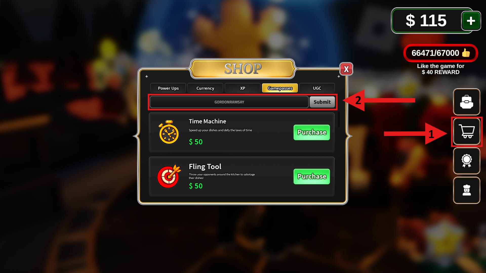 Code Redemption Roblox Hells Kitchen 2