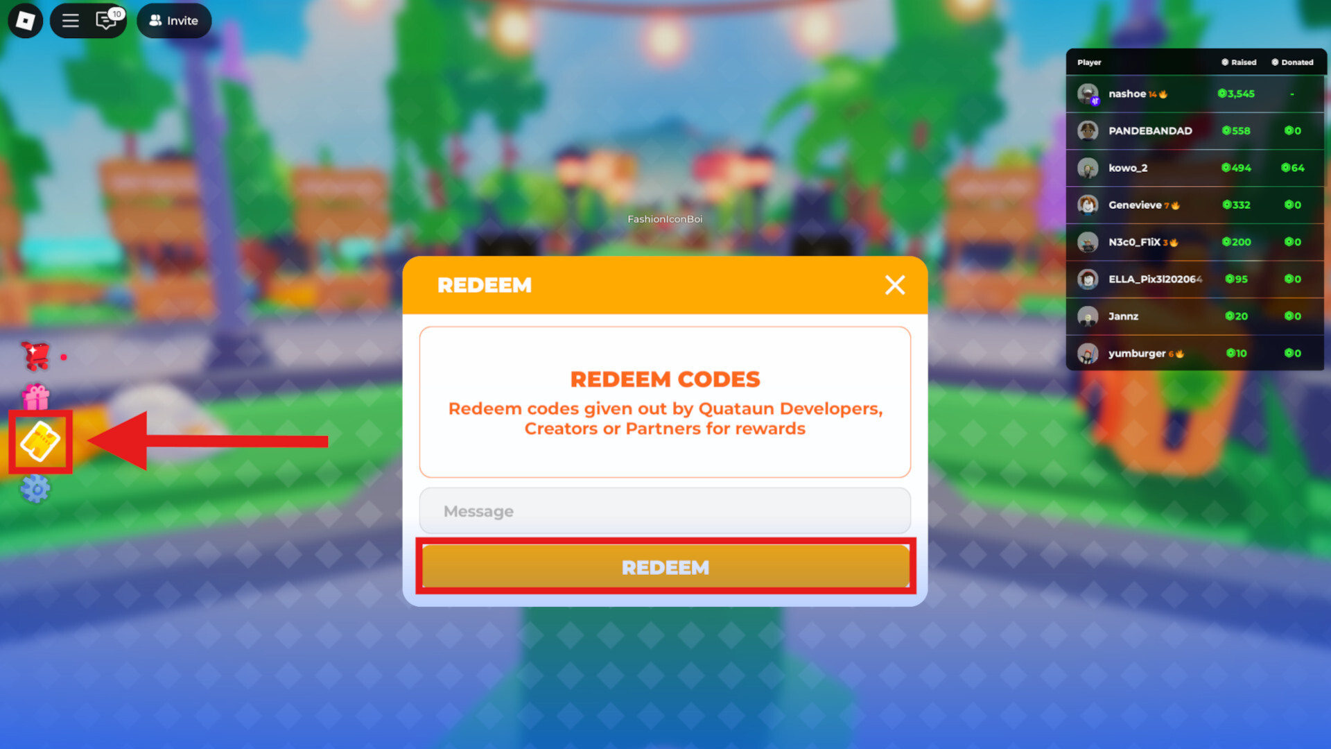 Code Redemption Roblox Pls Donate