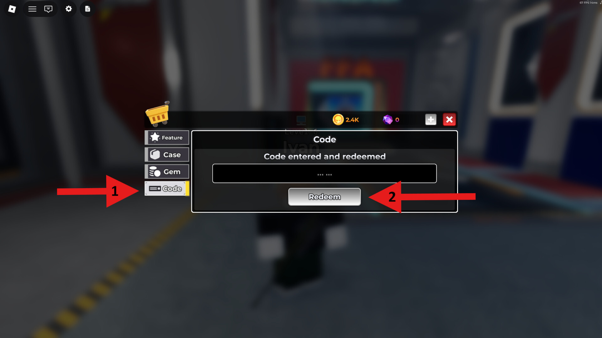 Code Redemption Scoped