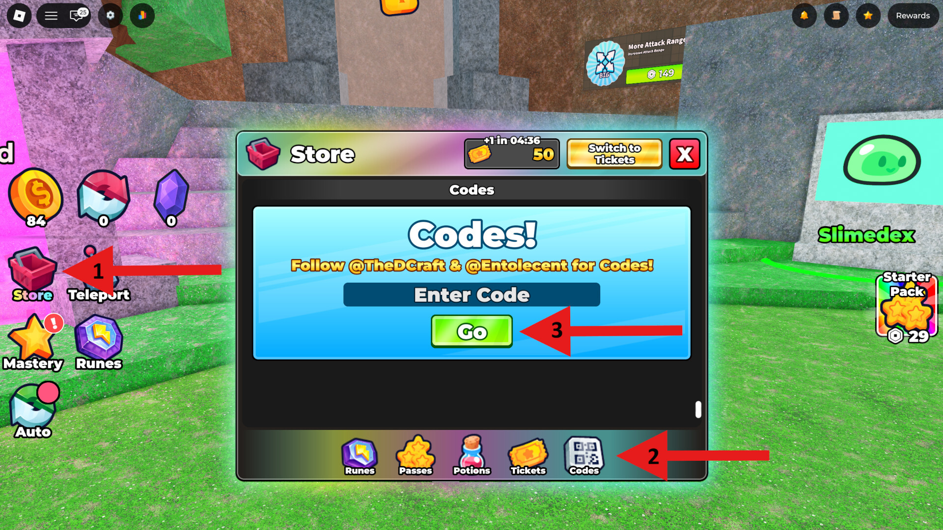 Code Redemption Slime Evolution